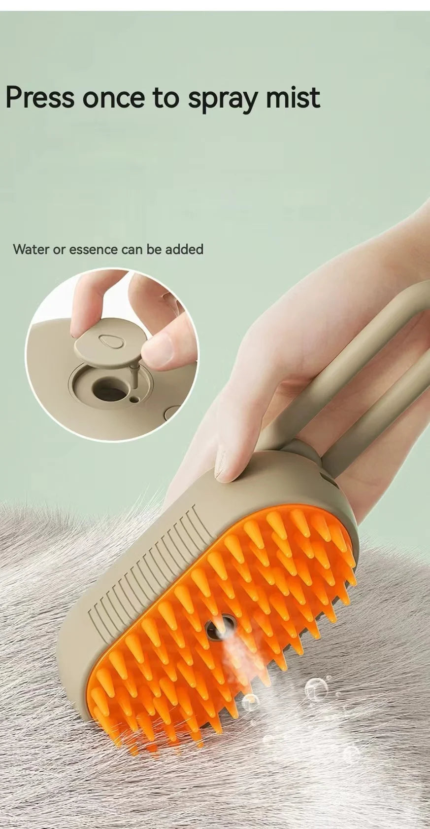 3-in-1 Pet Hair Brush