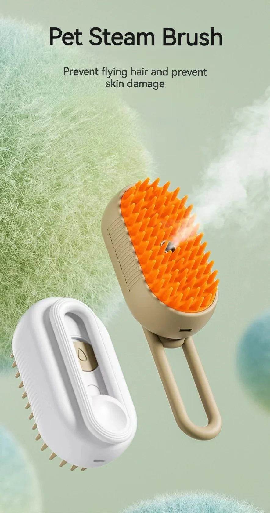 3-in-1 Pet Hair Brush